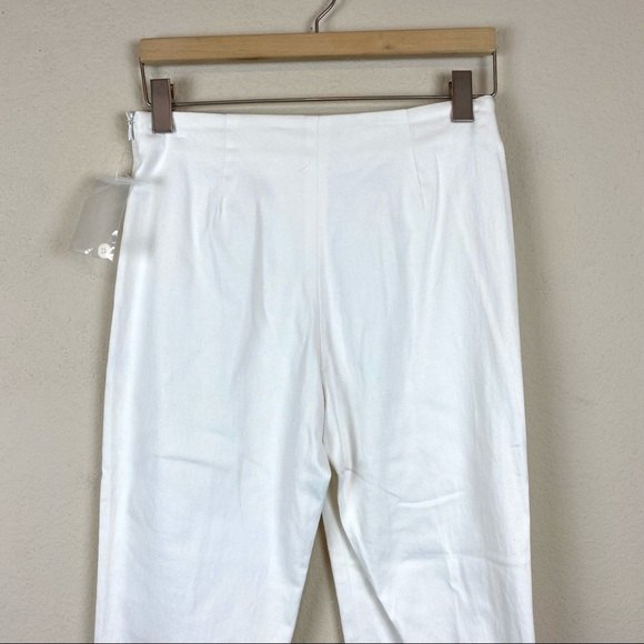 Neiman Marcus High Waisted White Ankle Pants - Picture 5 of 11